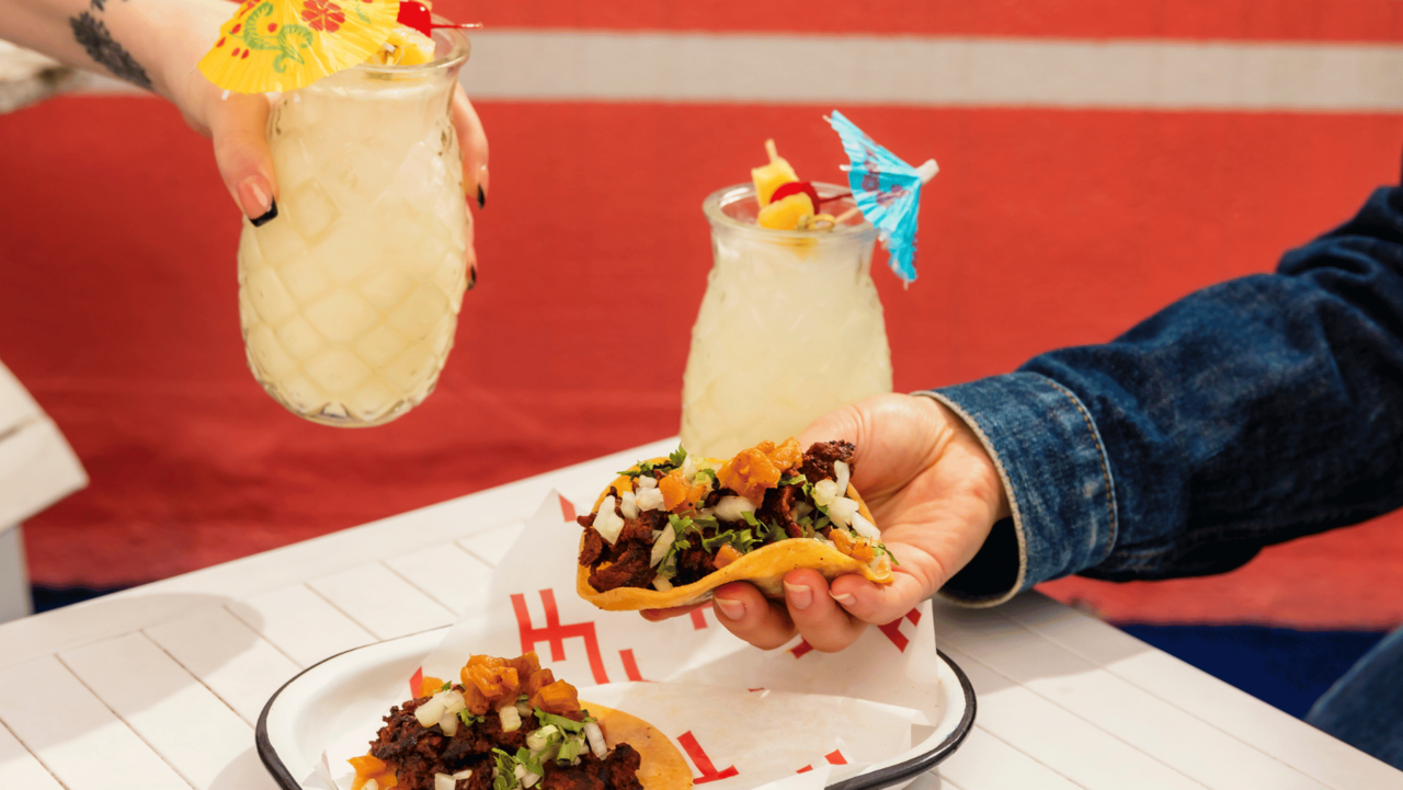 free pina coladas and tacos at the landsdowne