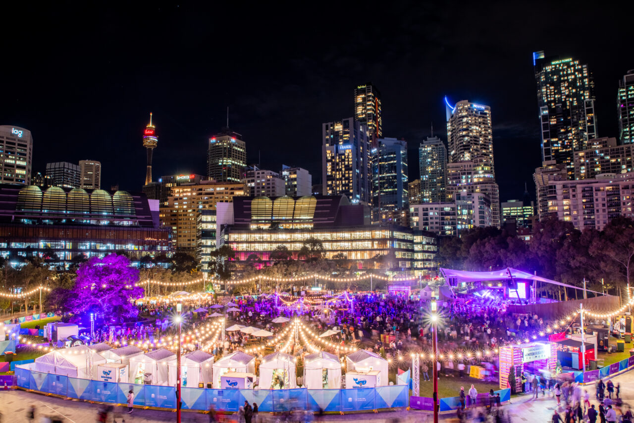 Darling Harbour winterfest Sydney july