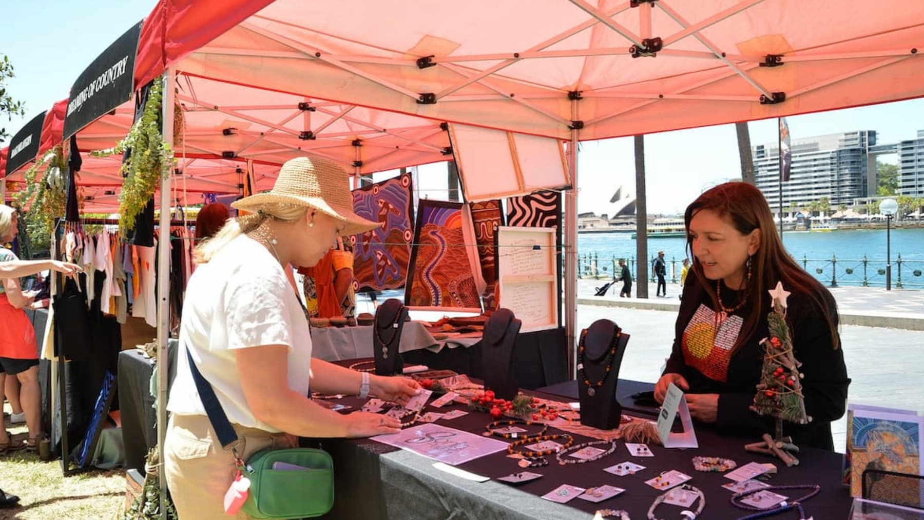 Blak Markets is one of several First Nations businesses showcasing creativity in Sydney.