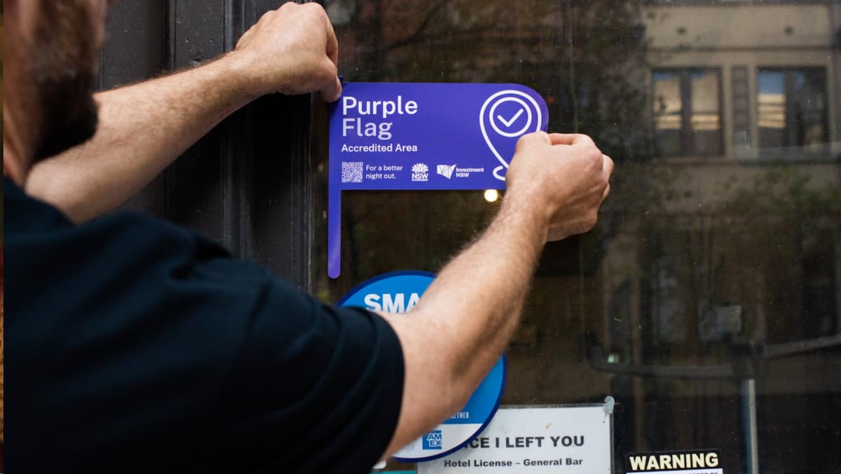 Purple Flag program rolling out across Sydney and NSW.