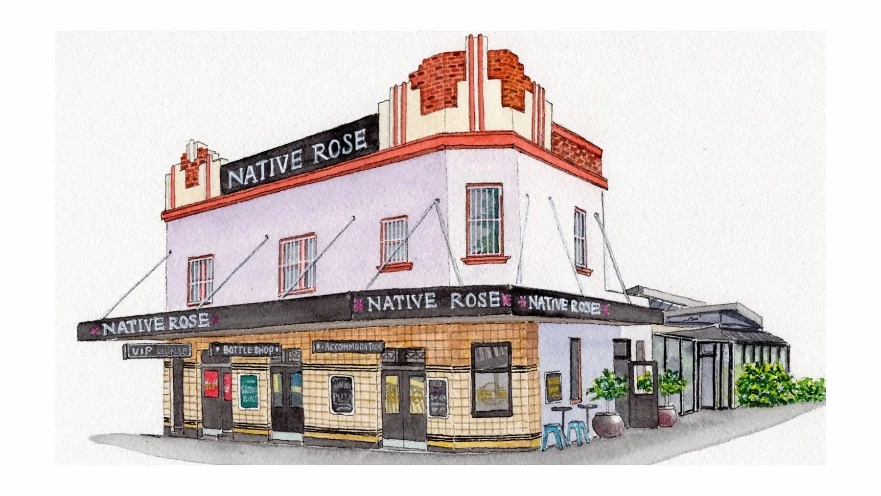 The Native Rose is on the Heritage Pub Trail of Balmain and Rozelle