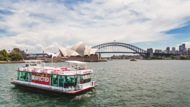 Glass Island is an iconic way to party from day to night in Sydney