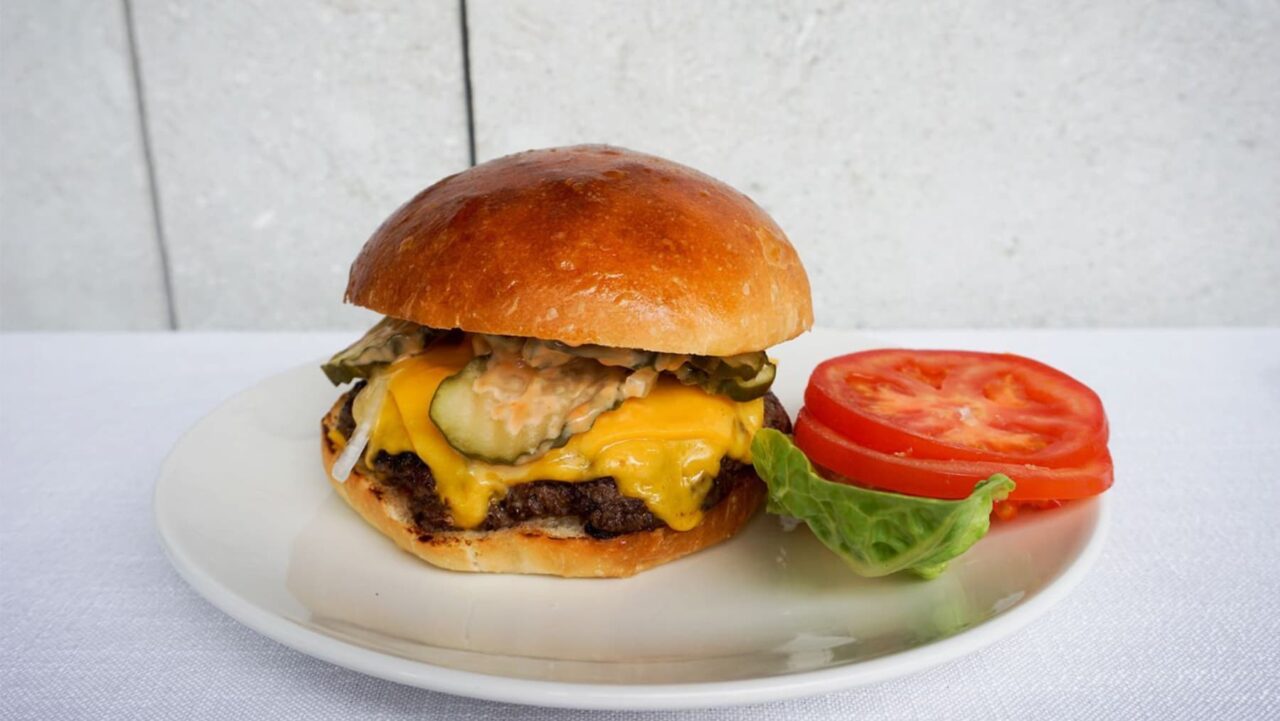 Neil Perry has introduced a gourmet burger at Next Door