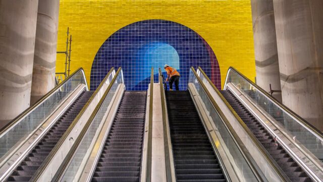 Sydney Metro Art - The Underneath at Gadigal Station