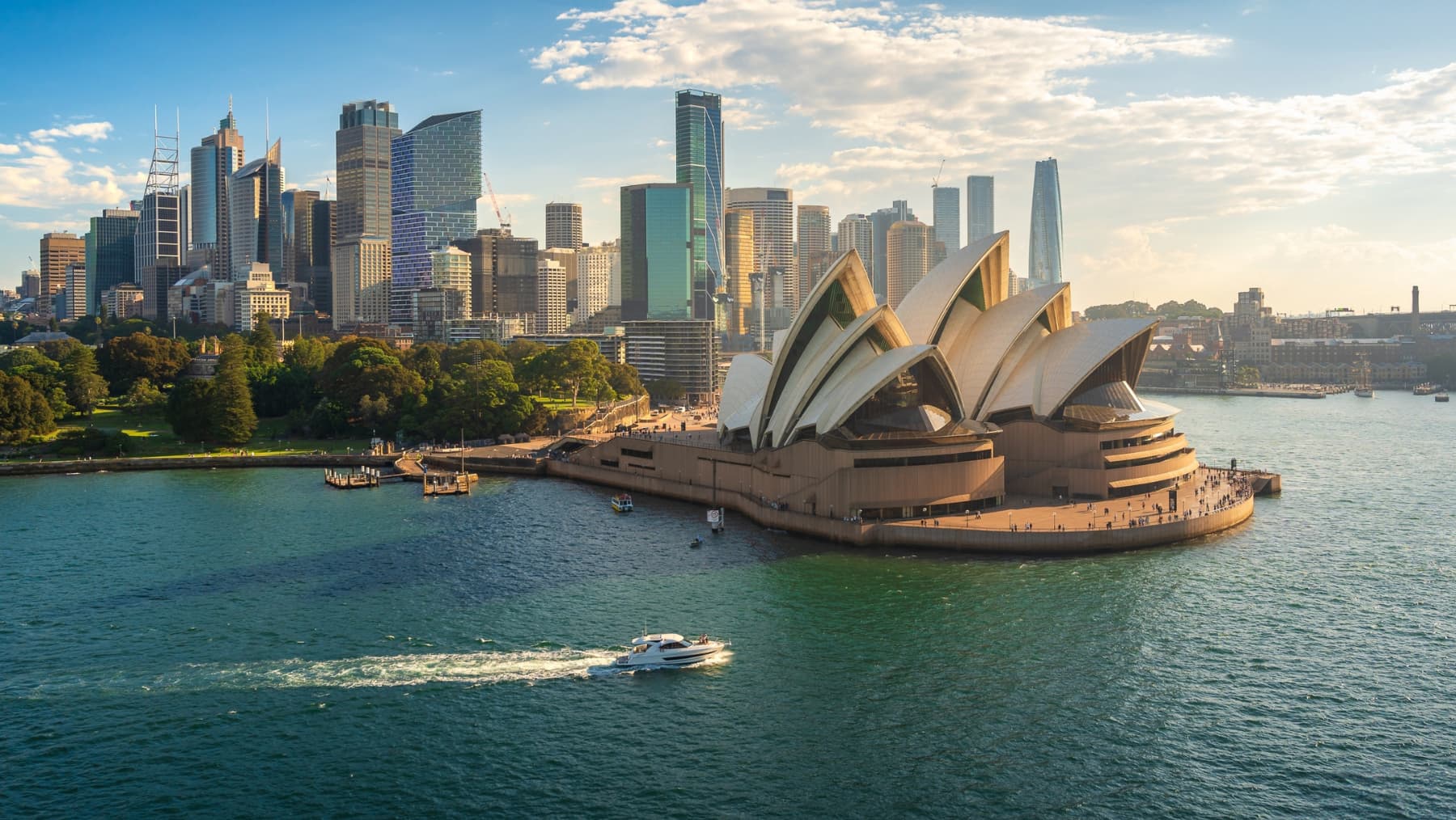 A photo of the Sydney Opera House