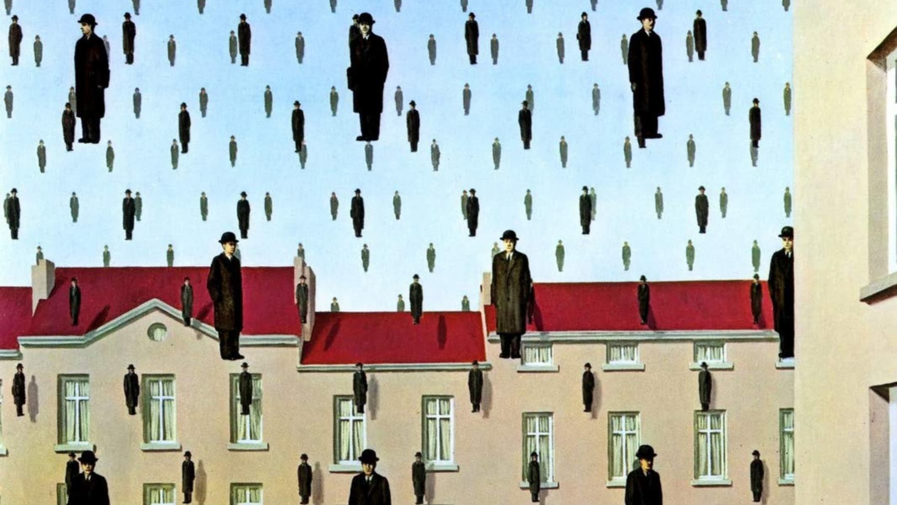 Golconda (French: Golconde) is an oil painting on canvas by Belgian surrealist René Magritte