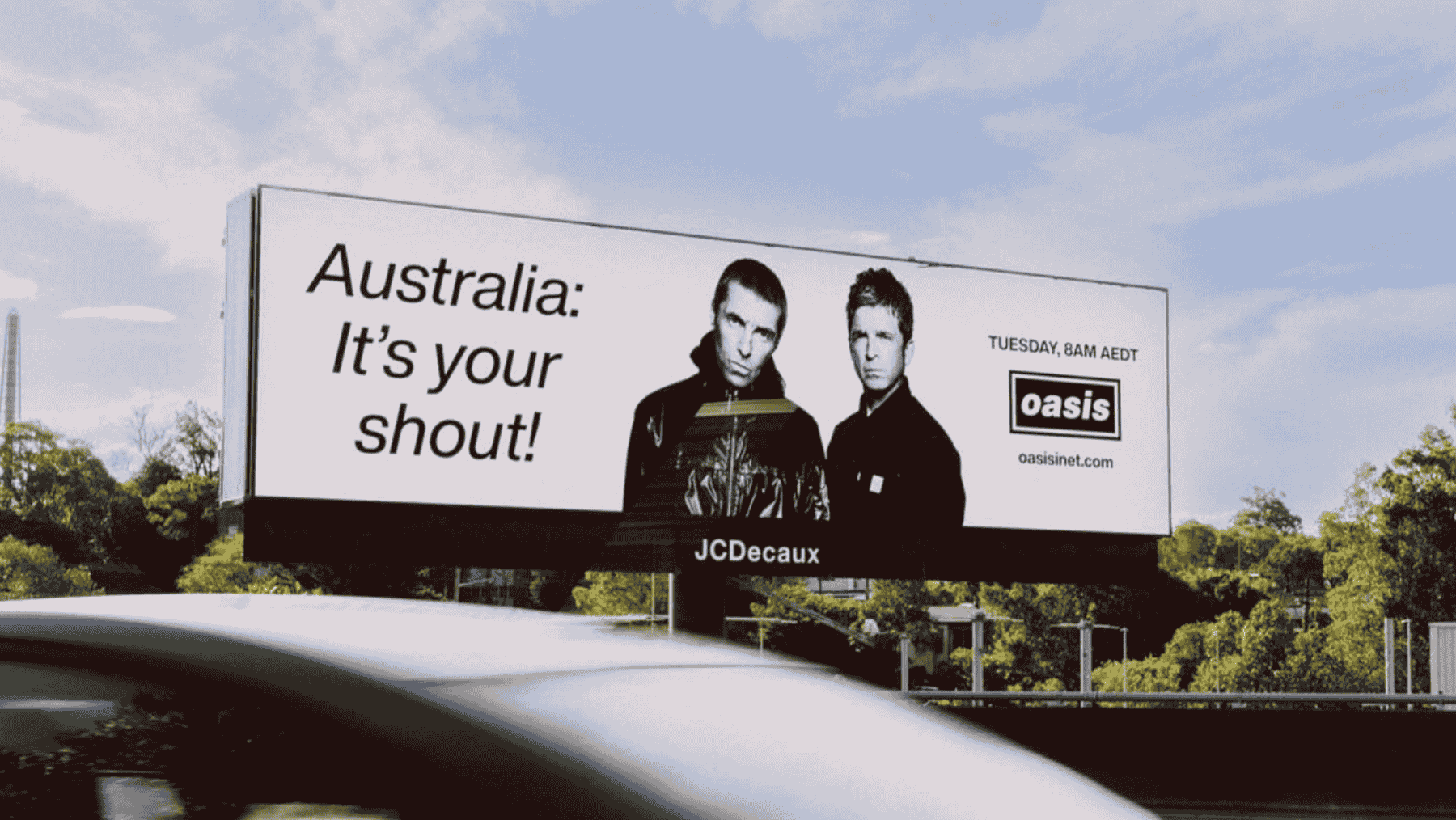 Oasis billboard