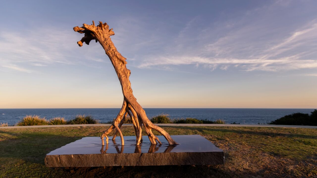 A piece from Sculpture by the Sea 2024